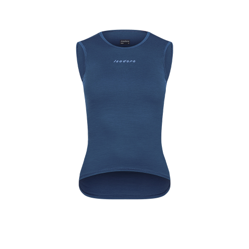 Women's Merino Sleeveless Baselayer Majolica Blue