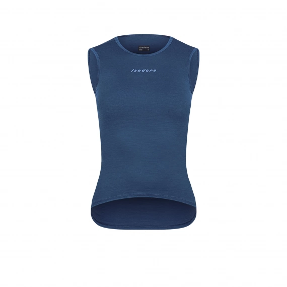 Women's Merino Sleeveless Baselayer Majolica Blue