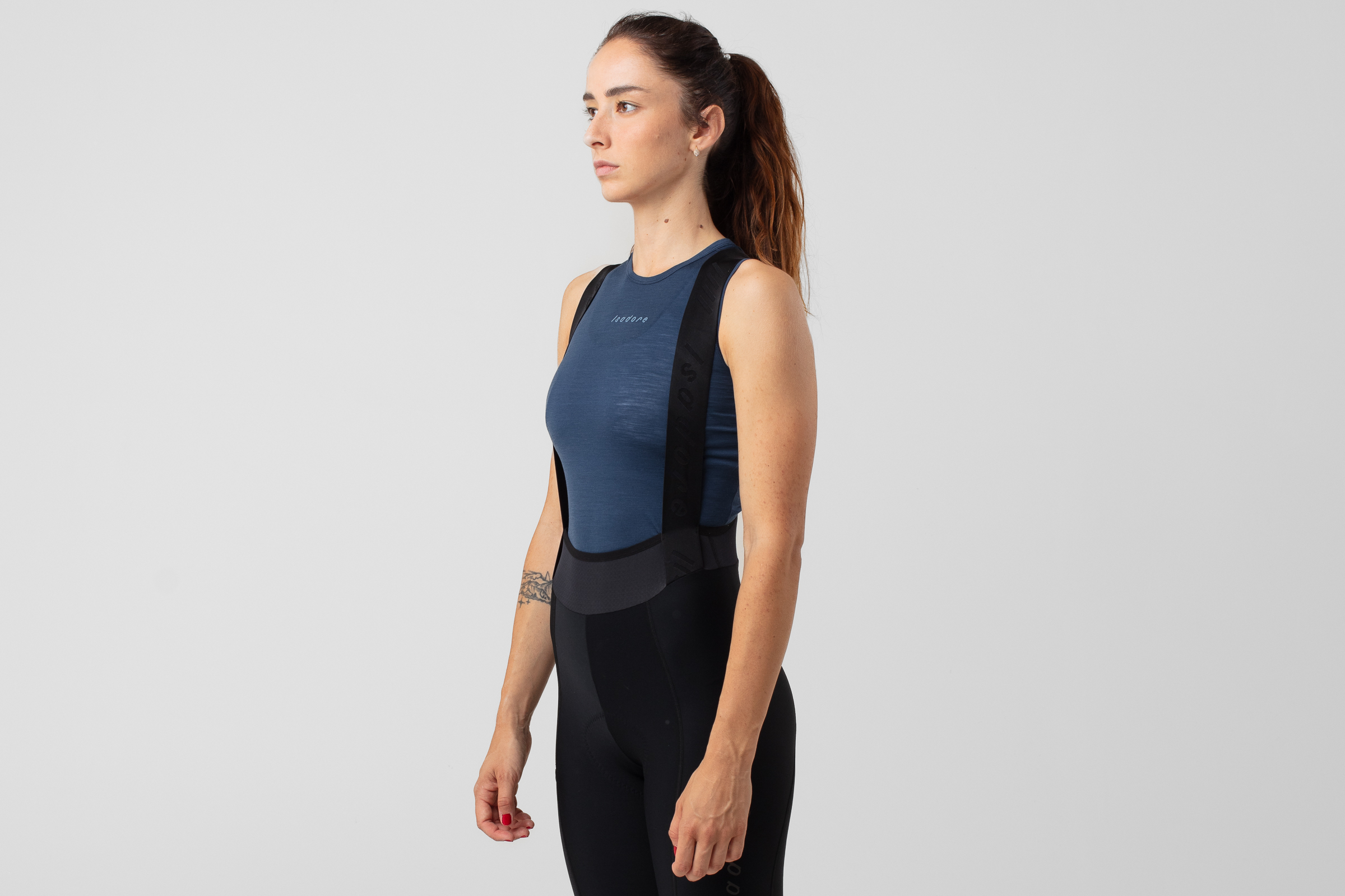 Women's Merino Sleeveless Baselayer Majolica Blue