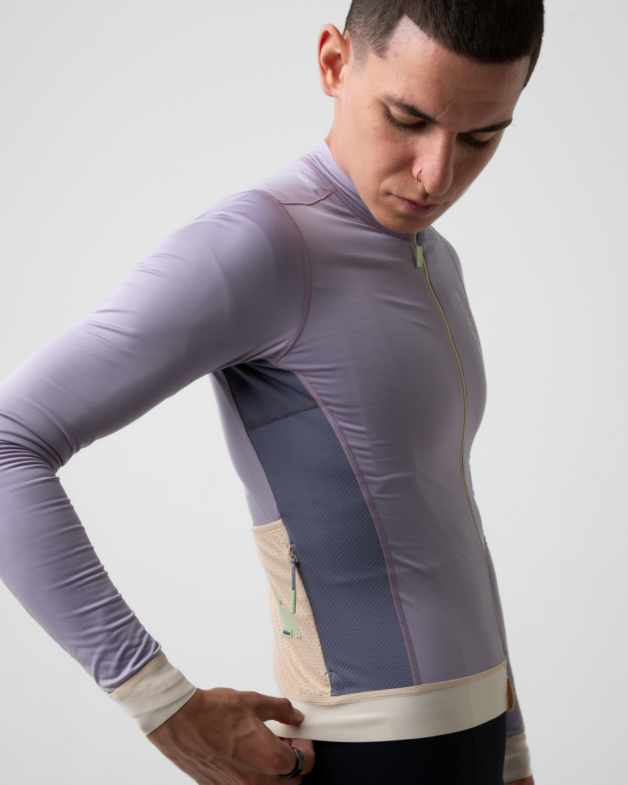 Alternative Light Long Sleeve Jersey Lavender Grey