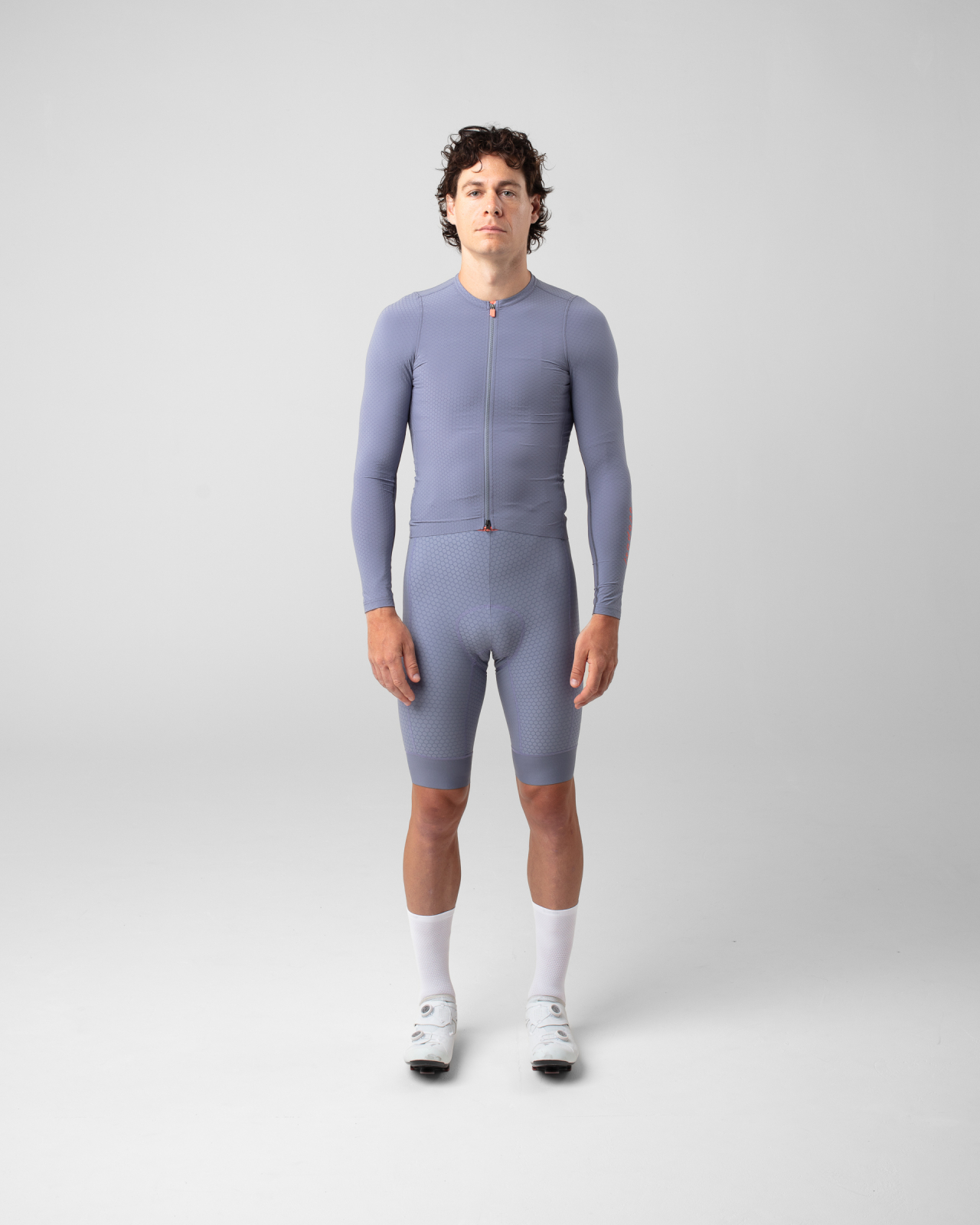 Echelon Aero Long Sleeve Jersey Blue Granite