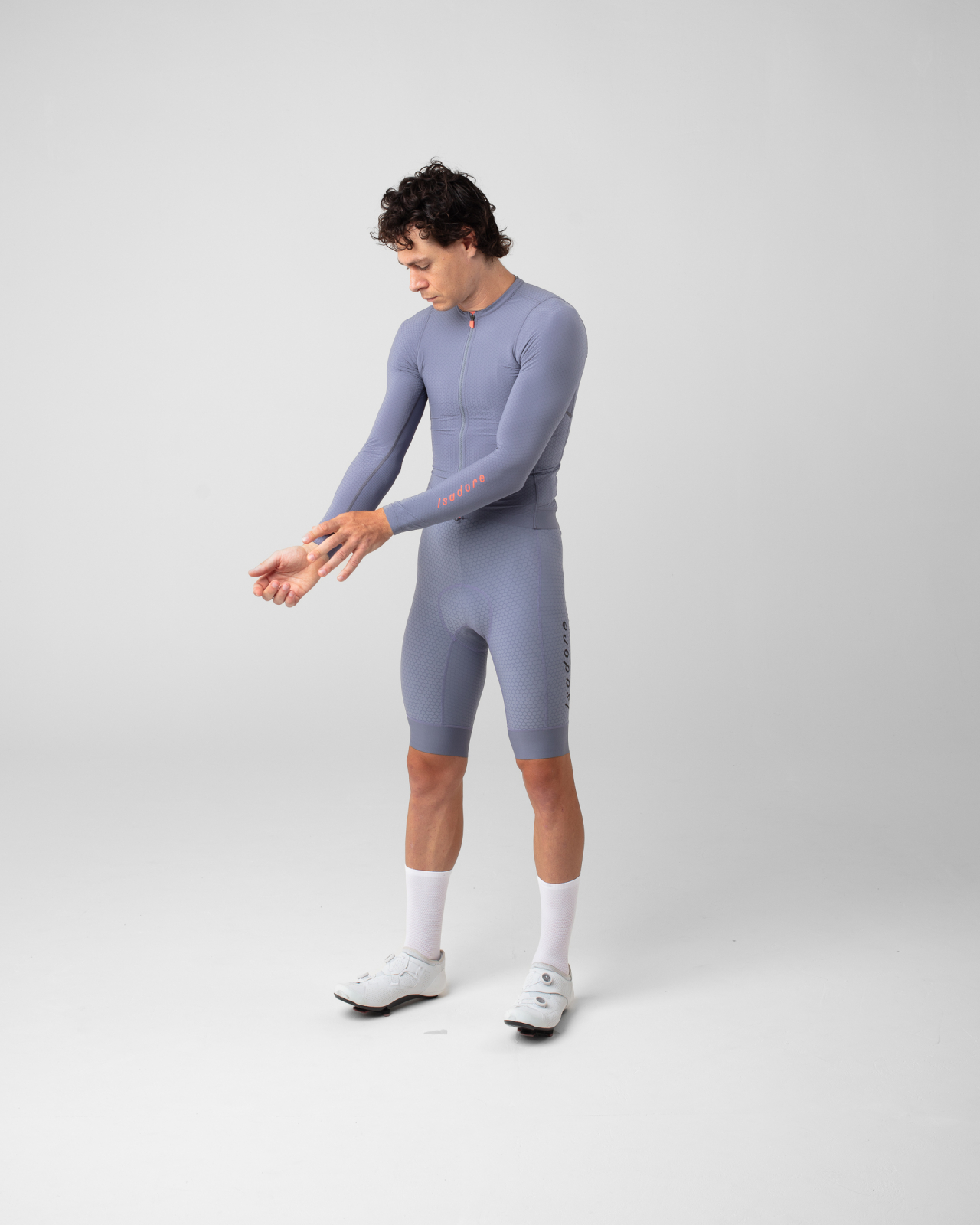 Echelon Aero Long Sleeve Jersey Blue Granite