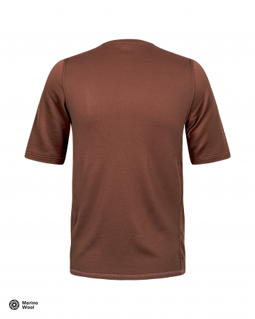 Merino After Ride T-Shirt Root Beer