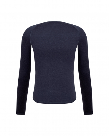 Merino Long Sleeve Baselayer Marine Blue