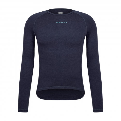 Merino Long Sleeve Baselayer Marine Blue