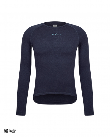 Merino Long Sleeve Baselayer Marine Blue