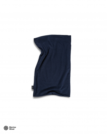 Merino Neck Warmer Indigo Blue