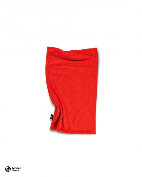 Merino Neck Warmer Warm Red