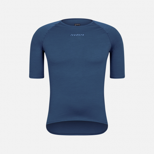 Merino Short Sleeve Baselayer Majolica Blue