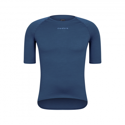 Merino Short Sleeve Baselayer Majolica Blue