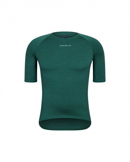 Merino Short Sleeve Baselayer Smoke Pine