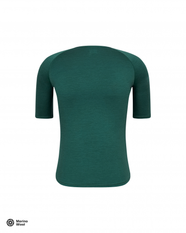 Merino Short Sleeve Baselayer Smoke Pine