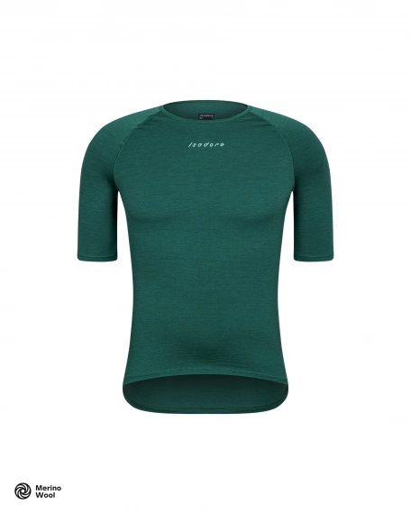 Merino Short Sleeve Baselayer Smoke Pine