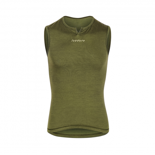 Merino Sleeveless Baselayer Avocado