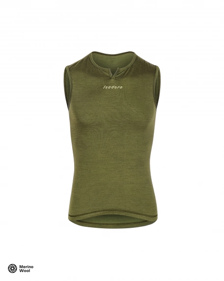 Merino Sleeveless Baselayer Avocado