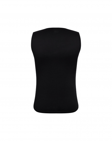 Merino Sleeveless Baselayer Black