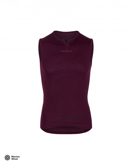 Merino Sleeveless Baselayer Fig