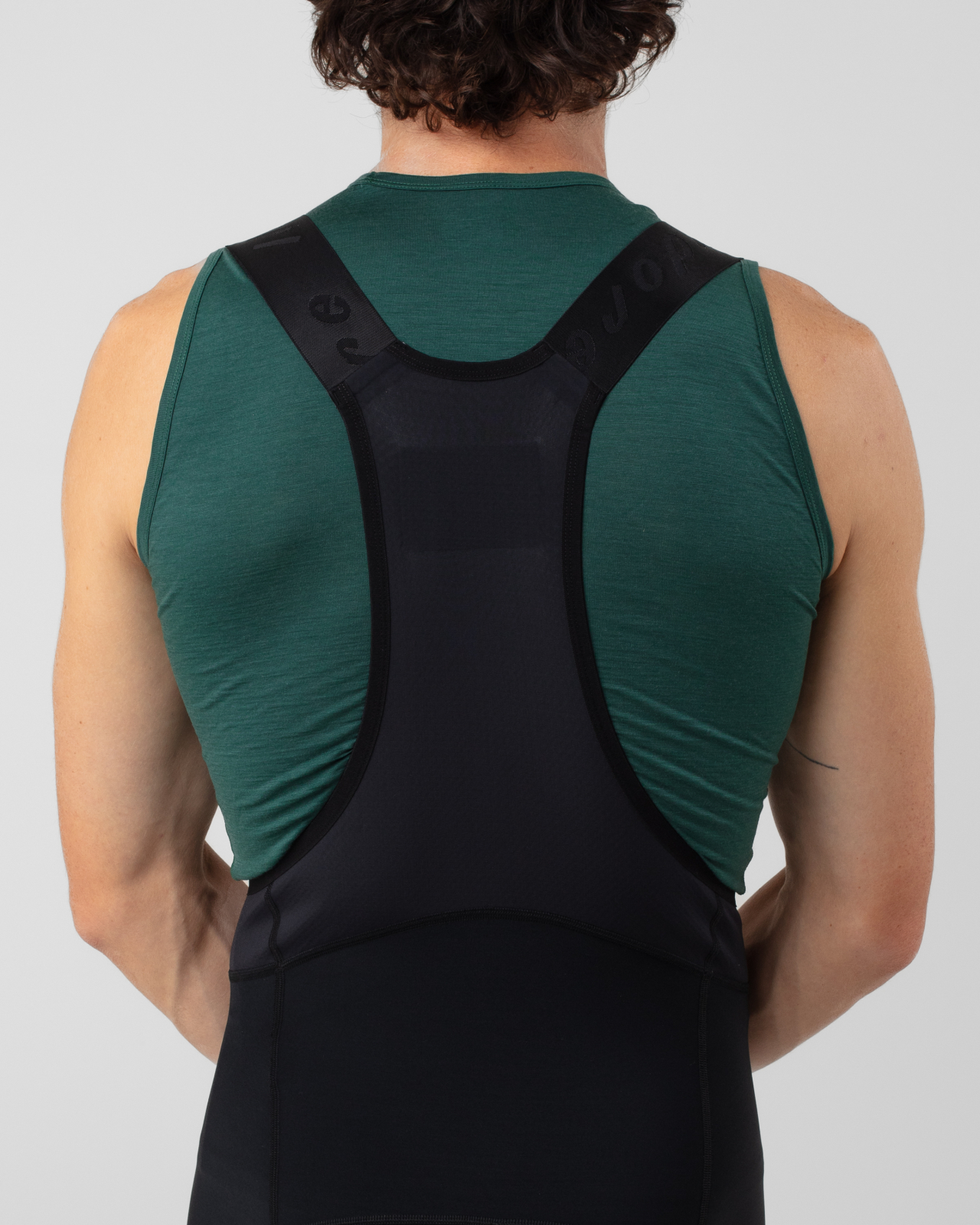 Merino Sleeveless Baselayer Smoke Pine