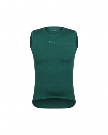 Merino Sleeveless Baselayer Smoke Pine