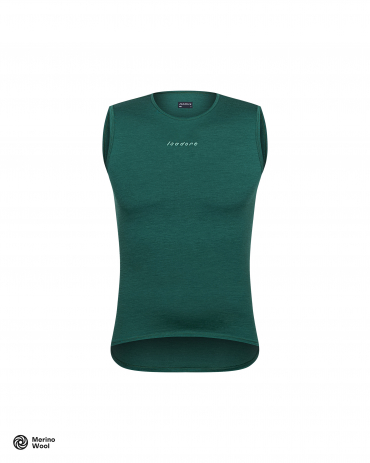 Merino Sleeveless Baselayer Smoke Pine