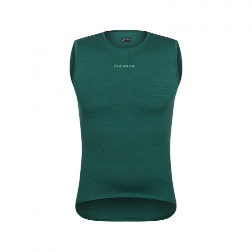 Merino Sleeveless Baselayer Smoke Pine