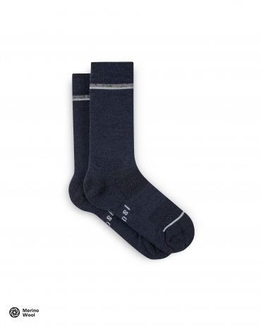 Merino Winter Socks Navy Blue