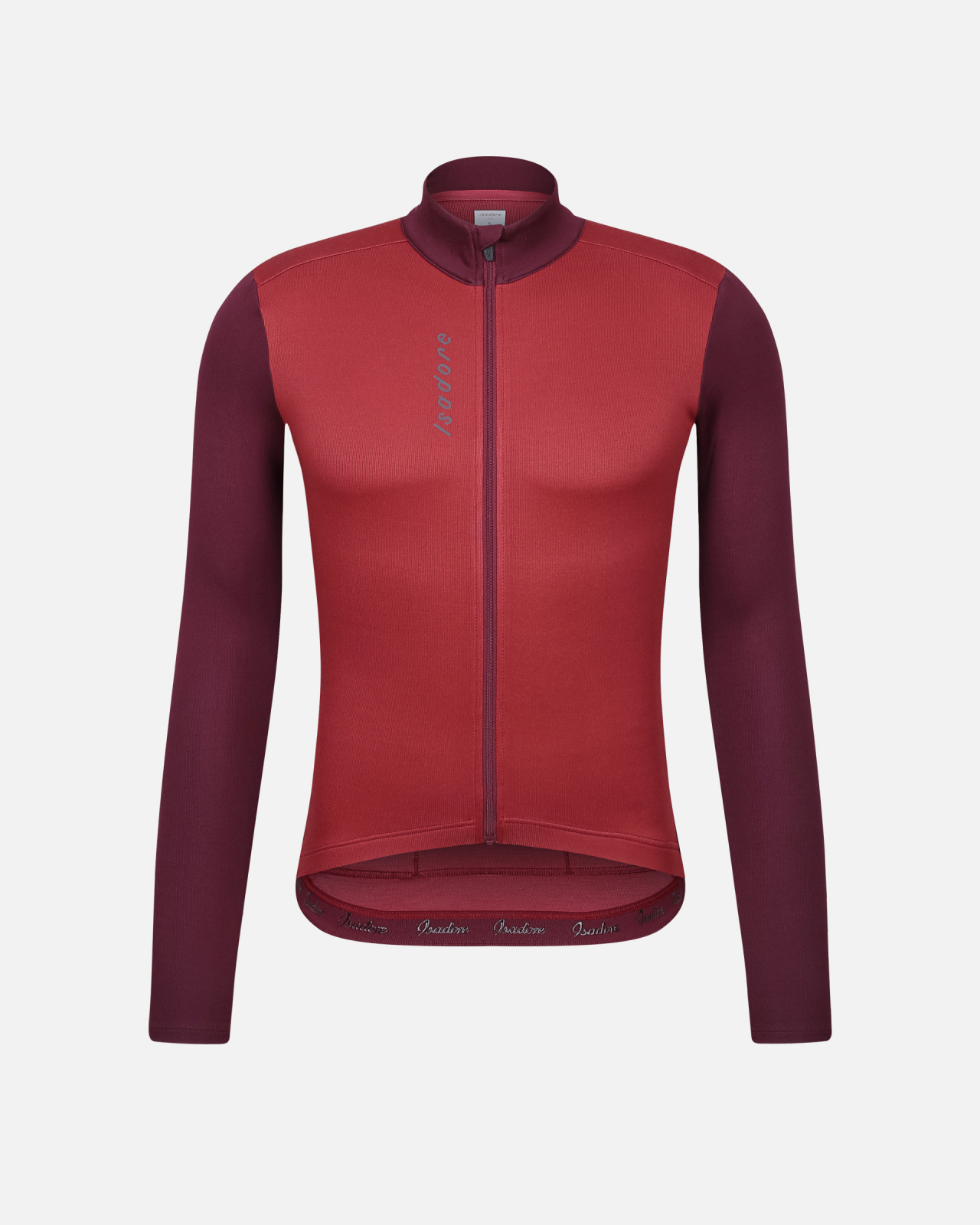 Patchwork Thermal Long Sleeve Jersey Ruby Wine / Fig