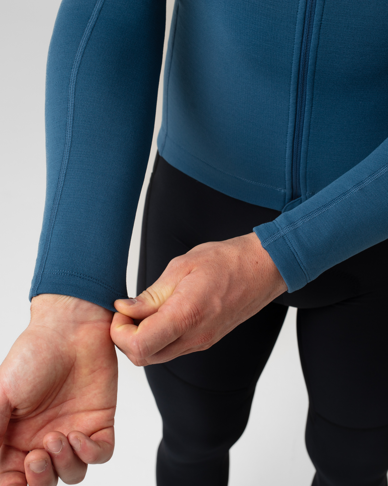 Signature Merino Tech Long Sleeve Jersey Teal