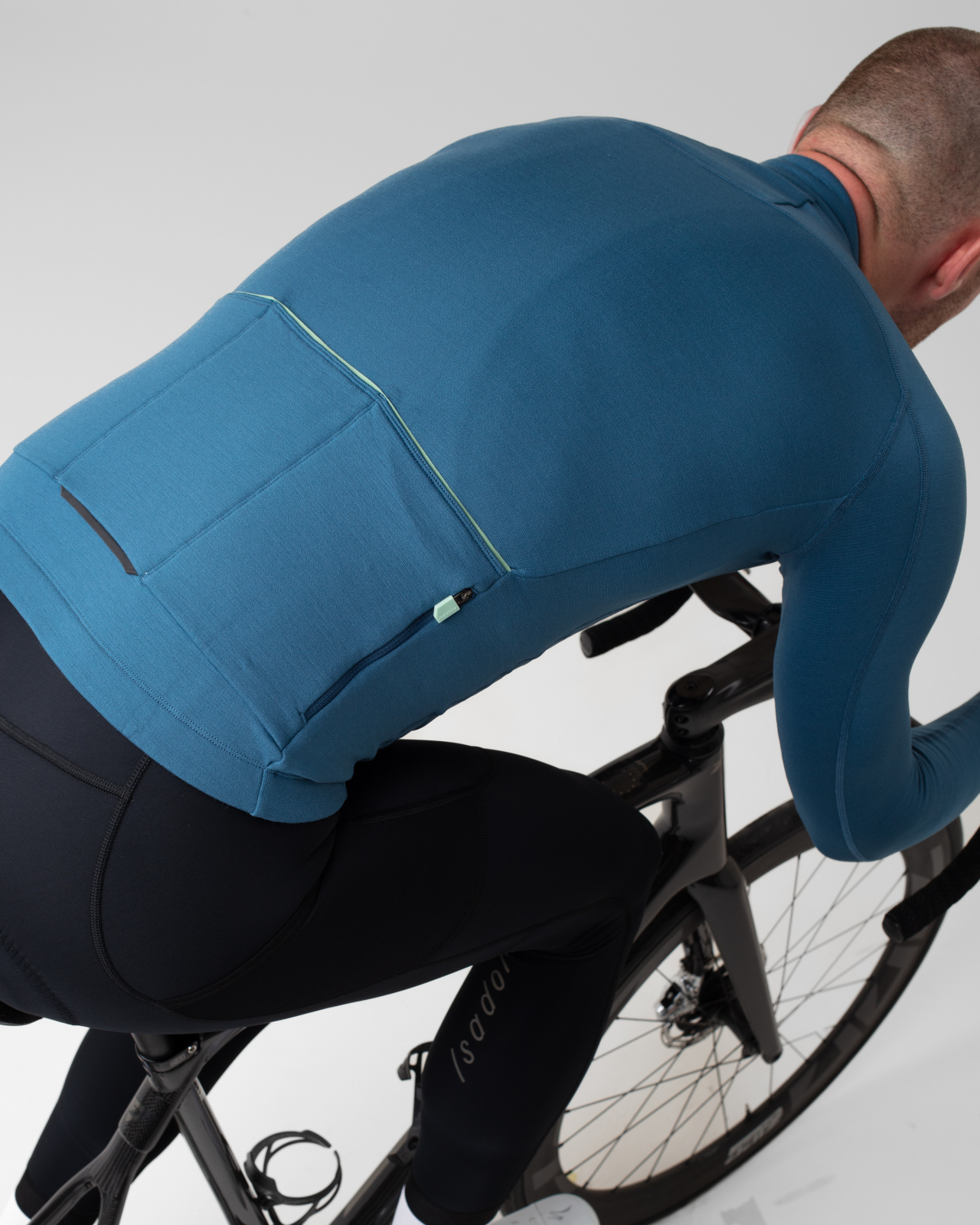 Signature Merino Tech Long Sleeve Jersey Teal