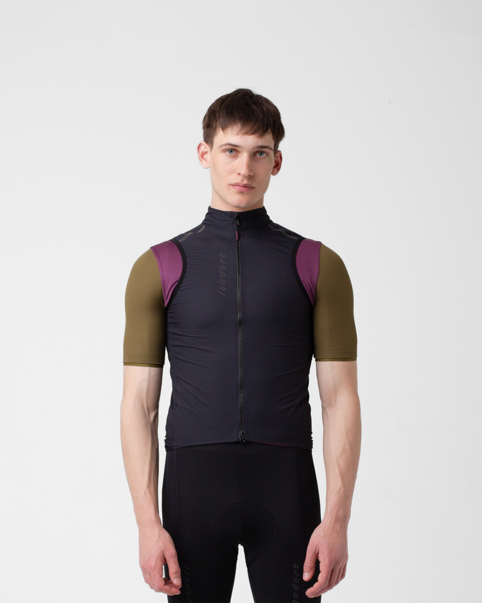 isadore イザドア Rain Gilet レインジレ Signature Rain Gilet Anthracite