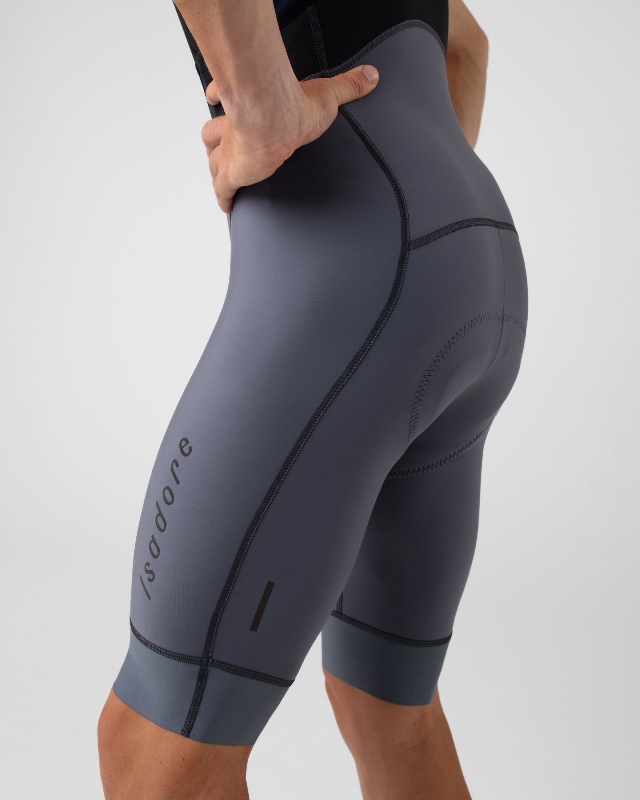 Signature Thermal Bib Shorts Iron Gate