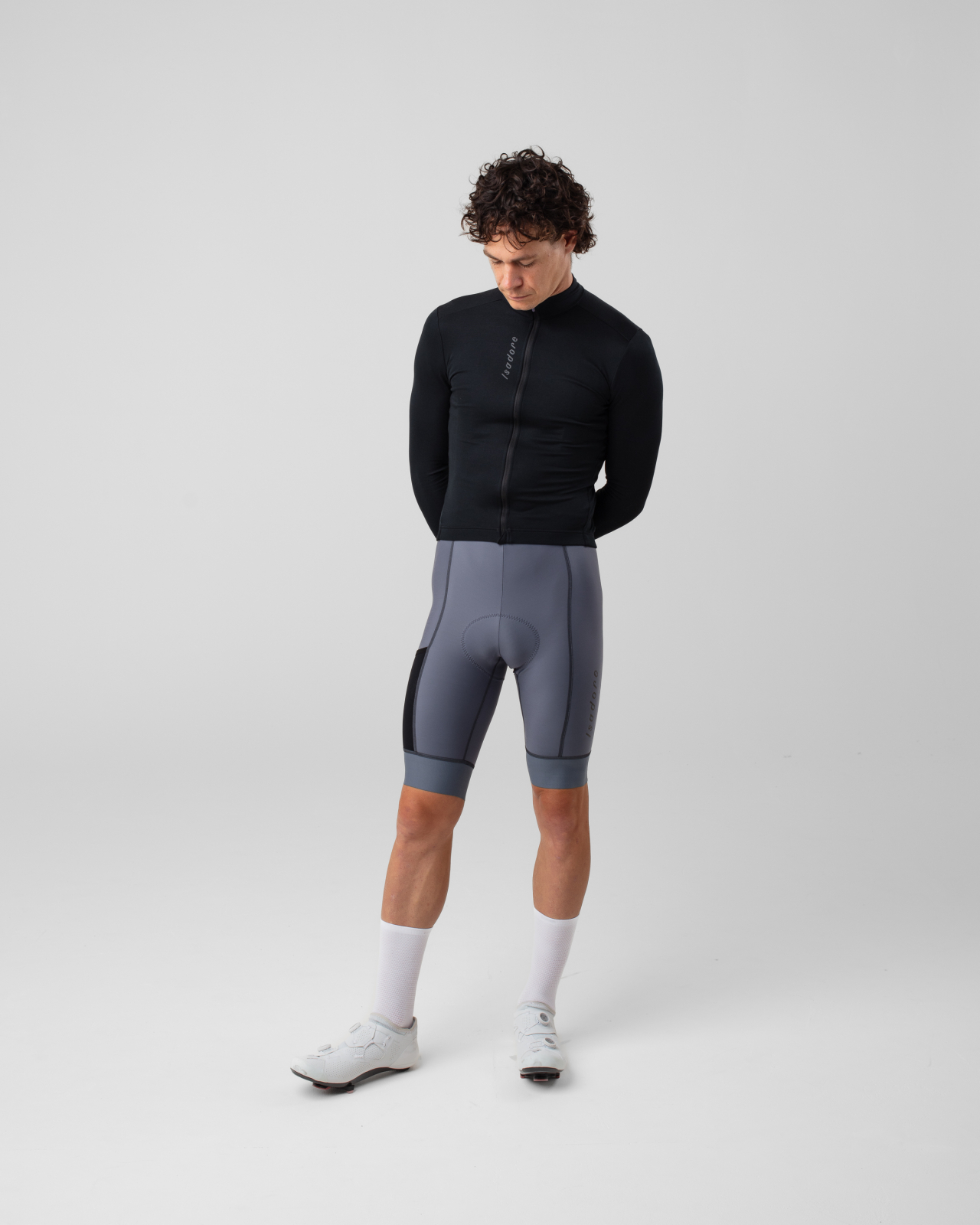 Signature Thermal Bib Shorts Iron Gate