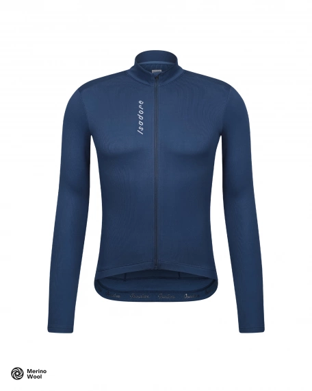 Signature Thermal Long Sleeve Jersey Indigo Blue