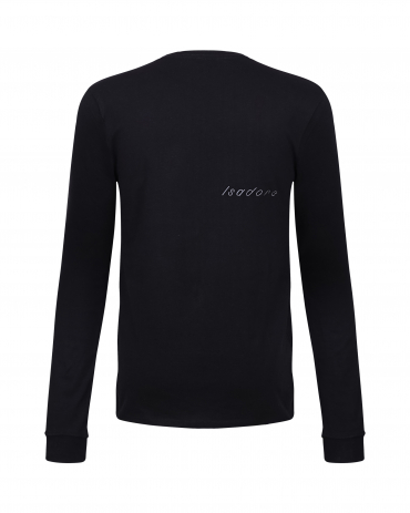 Unisex Logo Long Sleeve Black