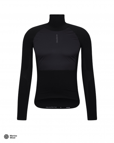 Winter Wind Block Long Sleeve Baselayer Black