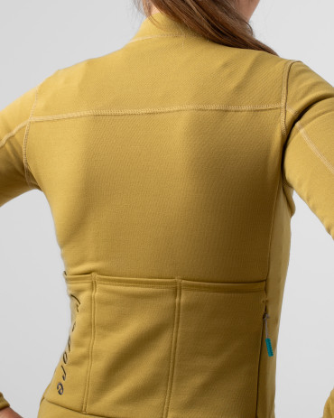 Women's Signature Deep Winter Long Sleeve Jersey Ecru Olive