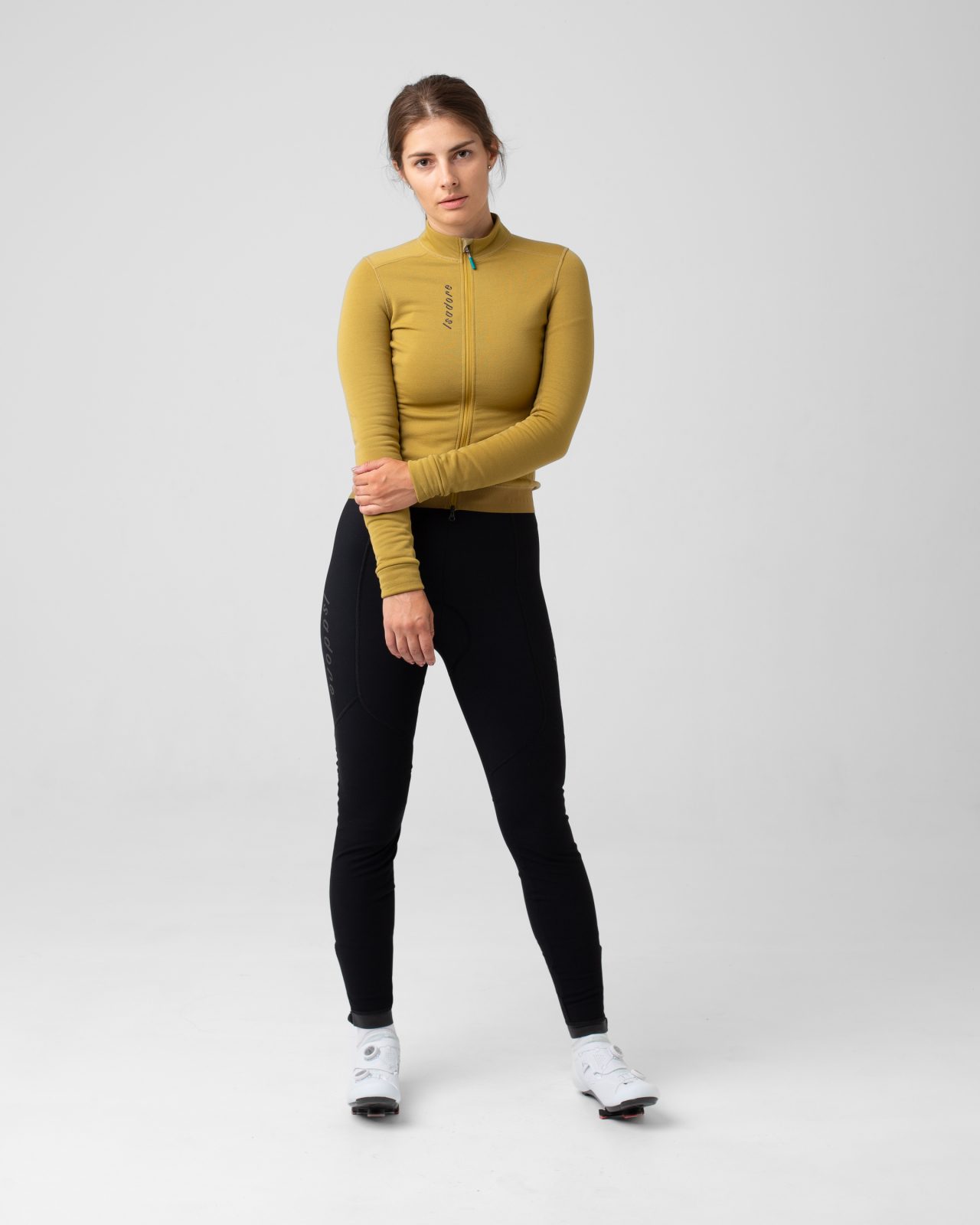 Women's Signature Deep Winter Long Sleeve Jersey Ecru Olive