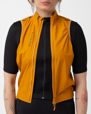 Women's Signature Rain Gilet Sudan Brown