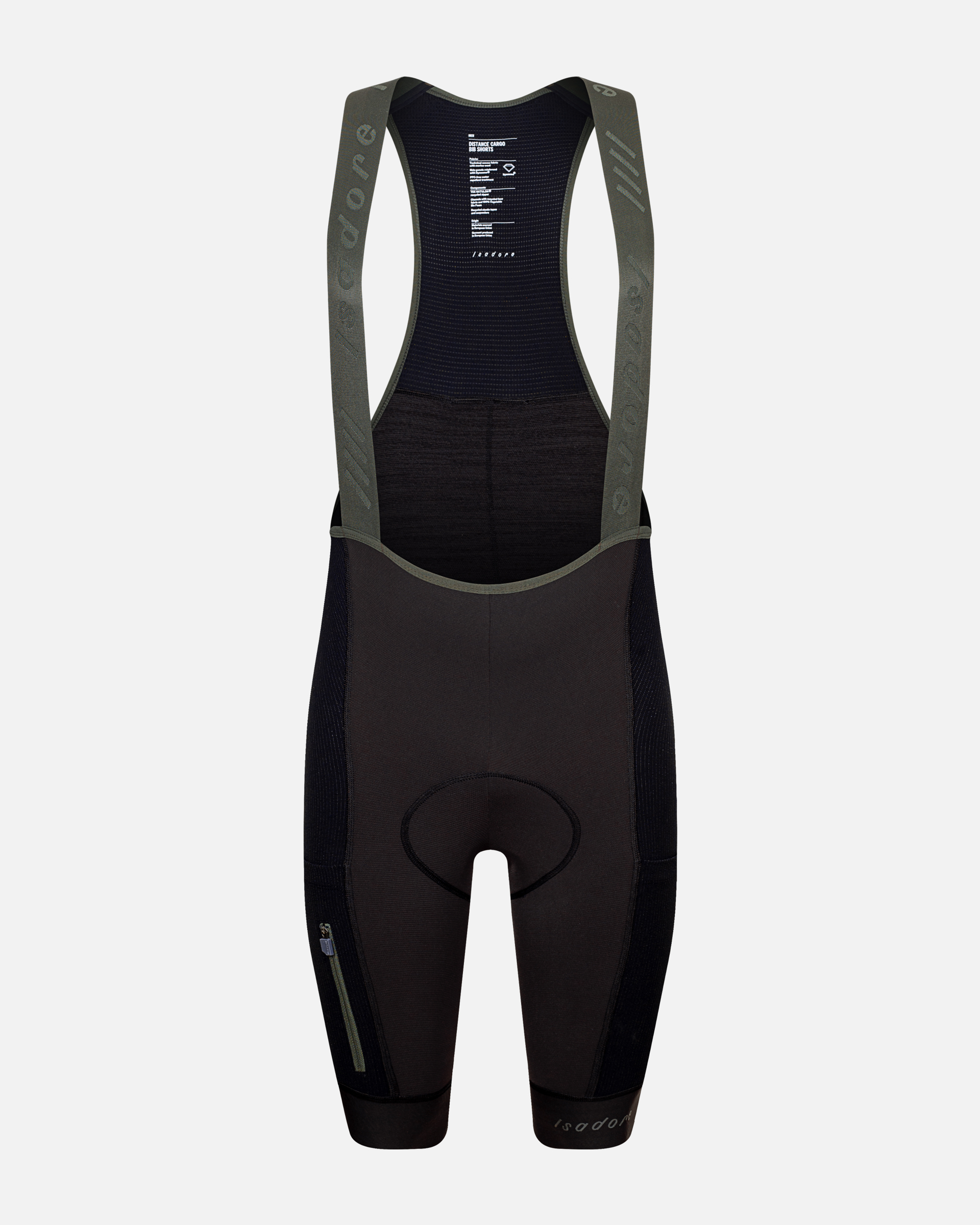 Distance Cargo Wool Bib Shorts Ganache