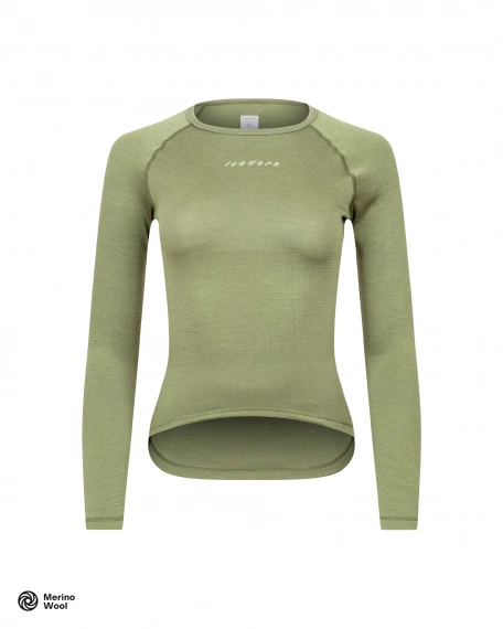 Women's Merino Long Sleeve Baselayer Avocado