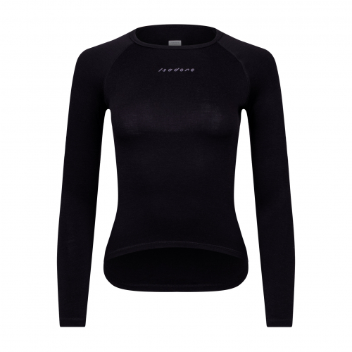 Women's Merino Long Sleeve Baselayer Black