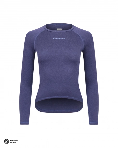 Women's Merino Long Sleeve Baselayer Crown Blue