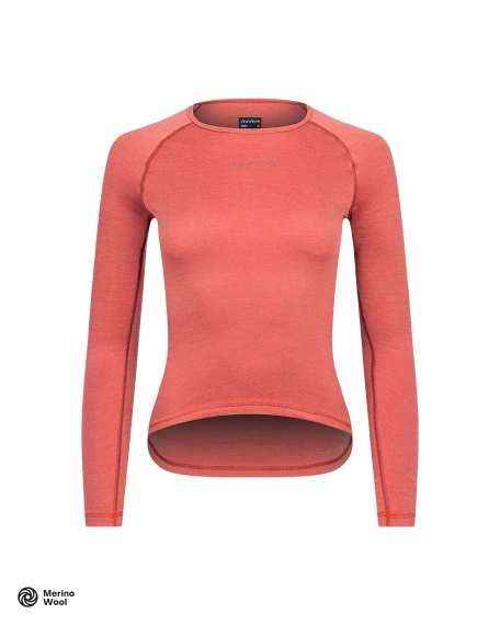 Women's Merino Long Sleeve Baselayer Marsala