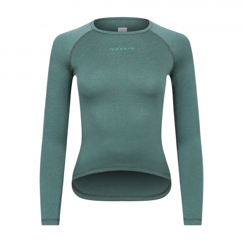 Women's Merino Long Sleeve Baselayer Smoke Pine