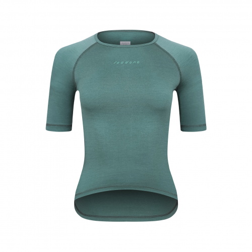 Women's Merino Short Sleeve Baselayer Smoke Pine
