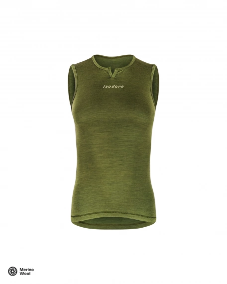 Women's Merino Sleeveless Baselayer Avocado