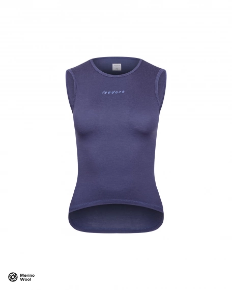 Women's Merino Sleeveless Baselayer Crown Blue