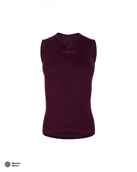 Women's Merino Sleeveless Baselayer Fig