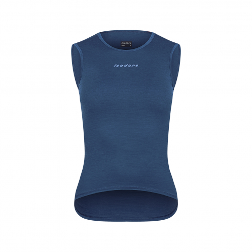 Women's Merino Sleeveless Baselayer Majolica Blue