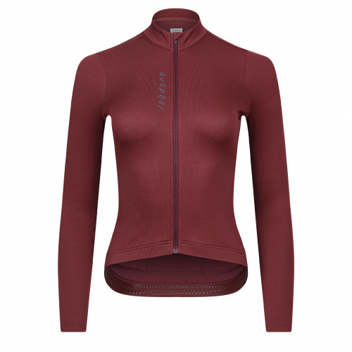 Women's Signature Thermal Long Sleeve Jersey Red Mahogany